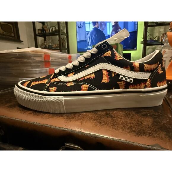 Vans Old Skool Thrasher Black Skateboarding Shoes Men\'s US Size 9 main image 6